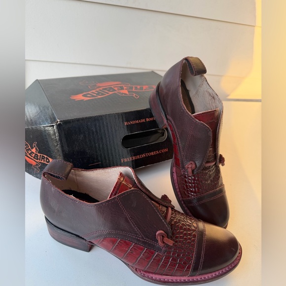 freebird Shoes - Freebird Mabel Wine Multi Size 8